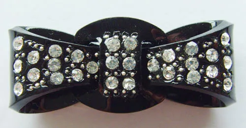 Bowknot Acrylic Rhinestone Buckle for Garments and Shoes