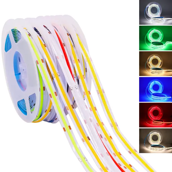 Cob RGB LED Strip Light, 576/756/768 LEDs/m, 24V, IP20, RA90, Flexible Smart Strip