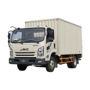 China JMC 4x2 LHD/RHD Diesel Van Truck for Logistics Transportation