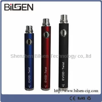 Variable Voltage eGo twist Battery 3.3V~4.8V ego twist evod