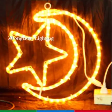 Super bright led mini moon and star motif light,holiday light