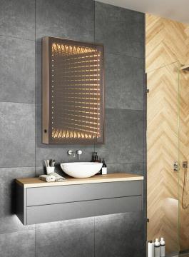 Bathroom Decorative 3D Tunnel Mirror