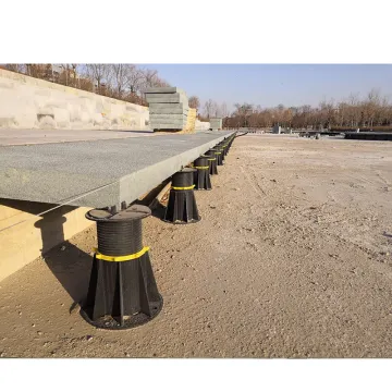adjustable screw jack pedestal for decking or tile