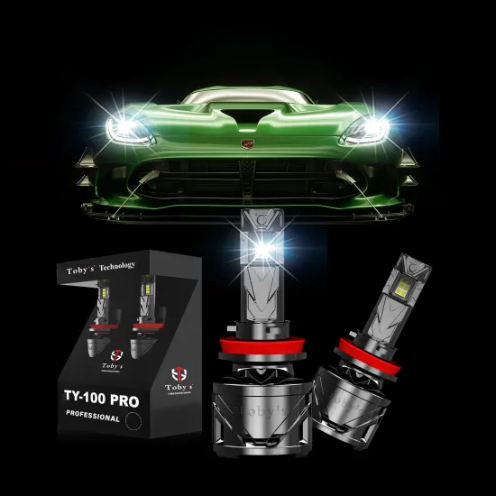 2024 High Power 100W 10000LM LED Headlights: H4, H7, H11, 9005, 9006 All-In-One Car Bulbs