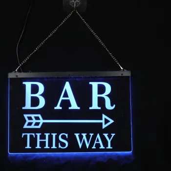 Custom LED Acrylic Signboard for Shop Cafe Bar Room Studio