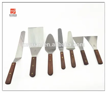 G-330 hot sales popular wooden handle stainless cooking tool sets