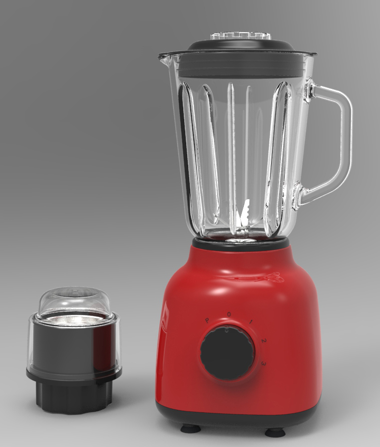 high speed electric mixer machine with glass jar