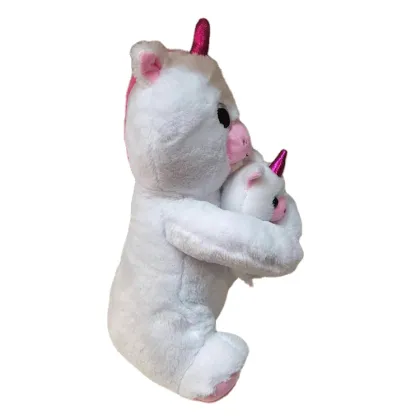 Baby Kids Appease Sleeping Soft Cute Holding Baby Unicorn Doll Plush Toy