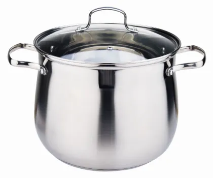 Stainless Steel Belly Shaped Induction Soup Stock Pot