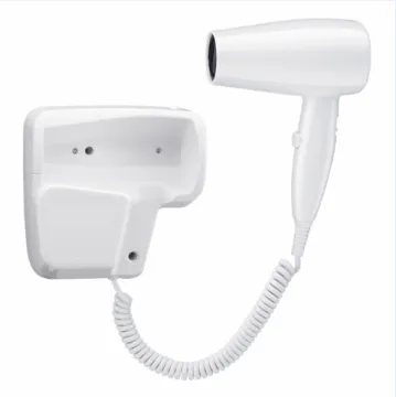 1200W Wall Mounted Hotel Bathroom Hair Dryer with Holder