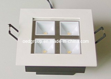 Square Shape High Power LED Down Lamp 4W
