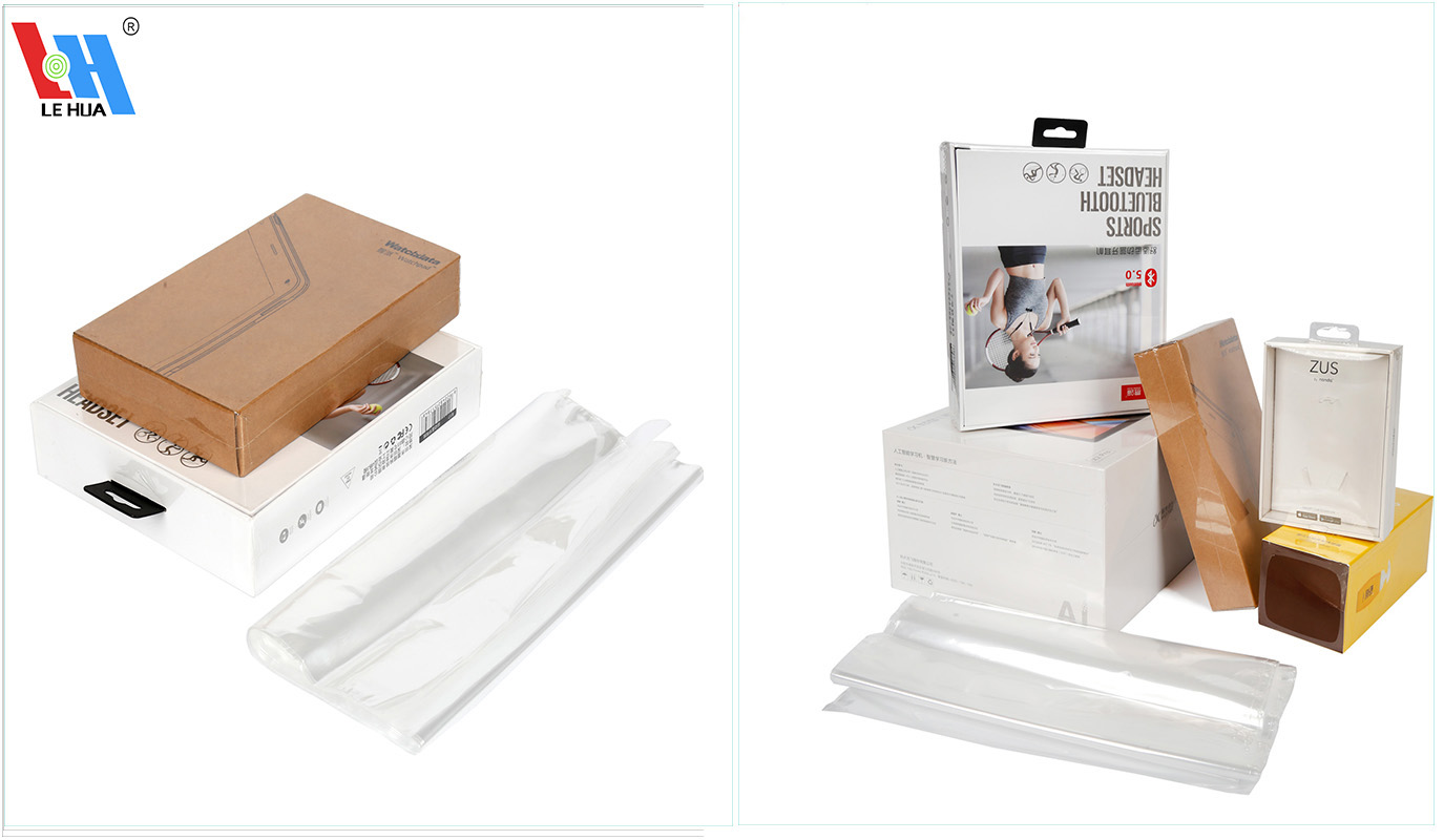 Clear PVC Shrink Wrapping Bags for Box