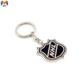 Customized gold plated enamel keychain