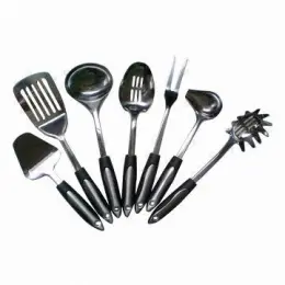 Cook's Tool Set with 18/0 Stainless Steel and TPR Handle