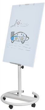 Runde magnetische mobile Flipchart-Staffelei für das Büro