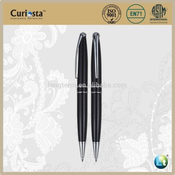 Black metal pen