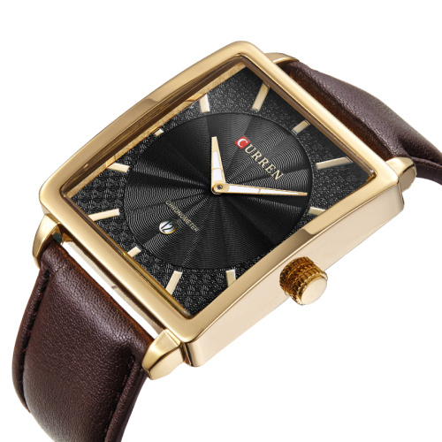 Luxury Square CURREN Men Quartz Watch