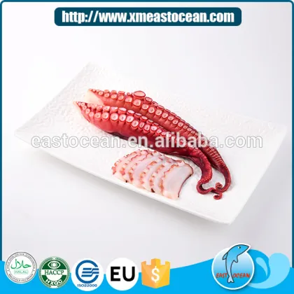 Xiamen manufacture frozen boiled octopus delicious custom fish fillet