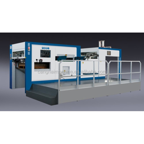 Plaen corrugated diecutting creasing machine