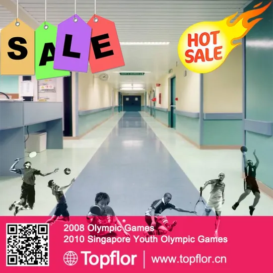 High Quality Professional Vinyl PVC Flooring For Hospital Office