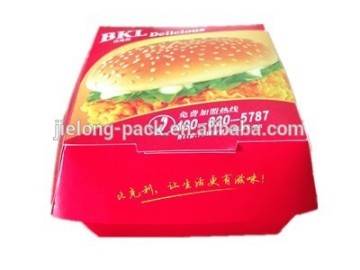 Clamshell burger box