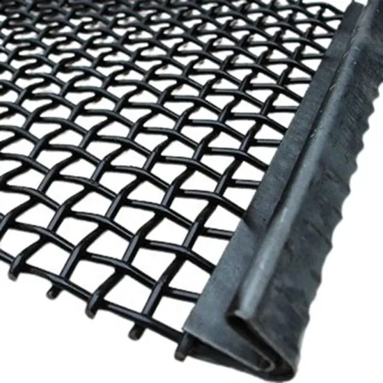 High Quality 65mn Crimped Vibrating Screen Mesh for Mining Screening