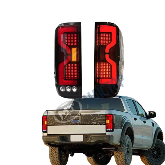 MAICTOP LED Rear Tail Light Smoked Black for Ranger T6 T7 T8 2012-2021 Pickup