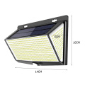 468leds lampe murale solaire imperméable extérieure