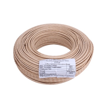 SALZER PTFE उच्च तापमान शीसे रेशा तार AWG 20