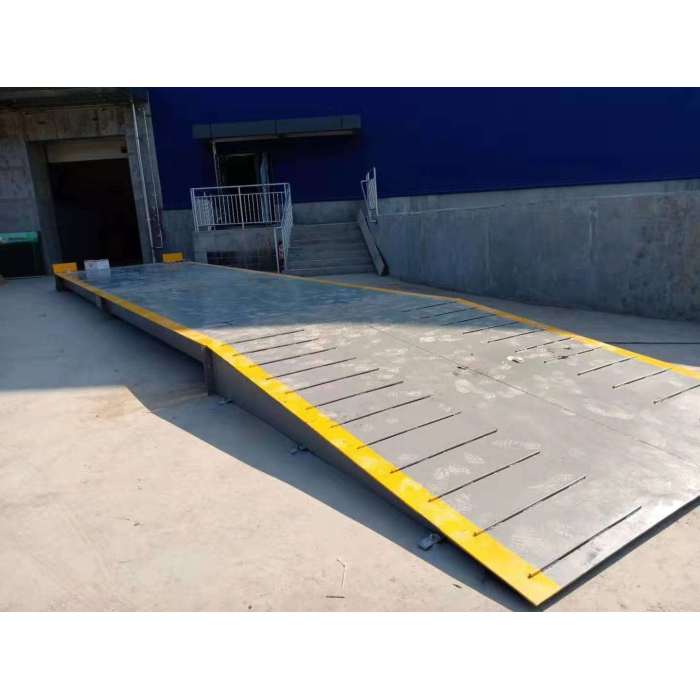 Básculas para camiones con cimientos de acero