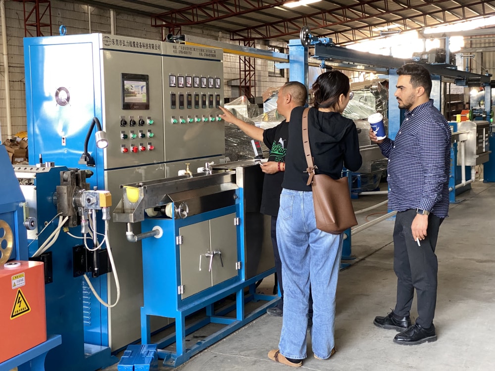 Acceptance of the extruder