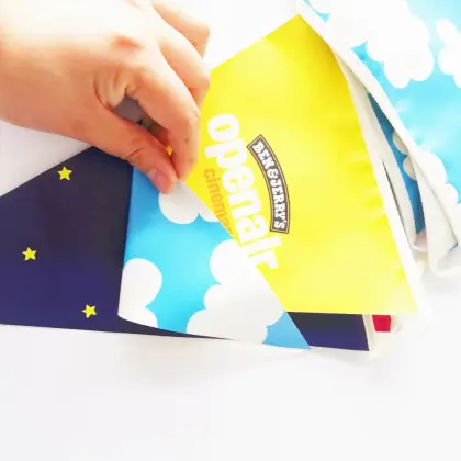 Custom Street Festival Bunting Baby Shower Bunting Flag