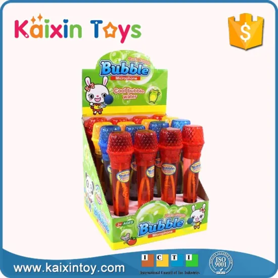 10272034 Hot Summer Product Plastic Microphone Design Blow Wholesale Bubble Wands