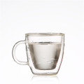 200ml Heat-resistant Double-layer Handle Glass Cup