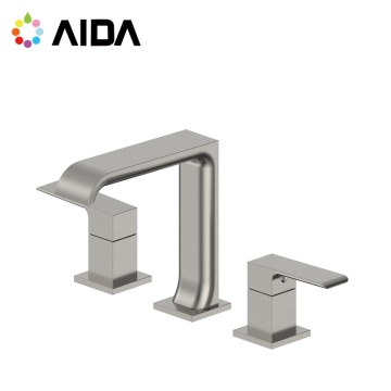 3 Holes Bathroom Basin Faucets Mixers Tap