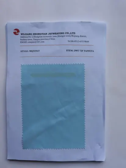 100% Polyester 290t 72f Taffeta p/d