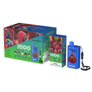 0%nic RandM Squid Box 5200puffs Vape