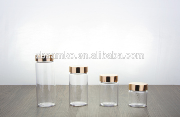 hot sale set of 4 mini glass canister wholesale