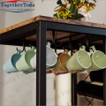 Ffloor three layer wine storage cabinet high cabinet