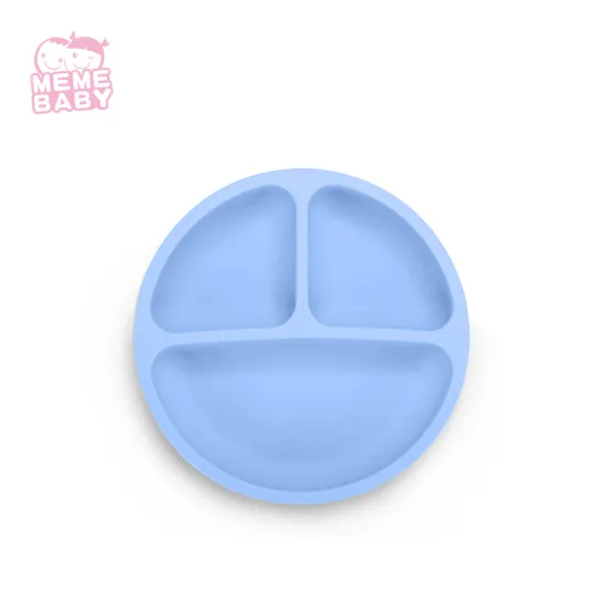 Memebaby Brand Design Children Oval Divided Make Your Own Dinner Plate
