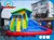 Cheap Summer Water Game Inflatable Castle Slide with Pool