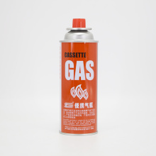 227g refillable aerosol camping butane gas cartridge can