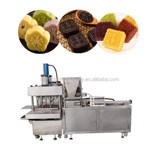 Automatic Polvoron Making Press Machine - Small Powder Cookie Cake Pastry Forming Equipment for Sale