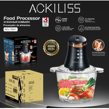 ACKILISS Electric Food Chopper