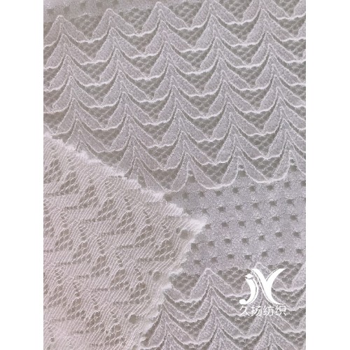Leaf Design Nylon Spandex Lace