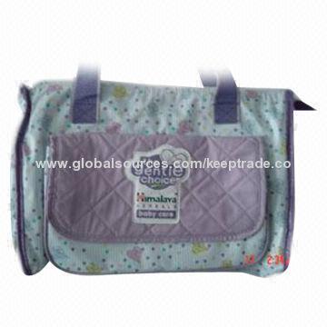 Leather baby bag