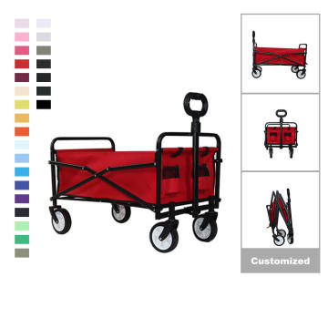 Collapsible Beach Wagon: Camping & Outdoor Picnic Trolley