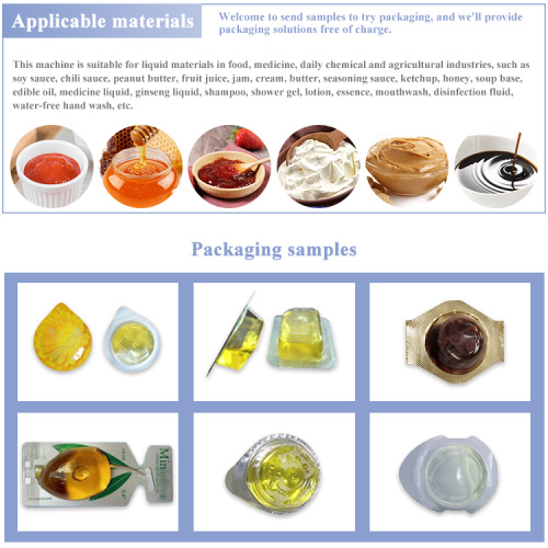 Automatic Paste Sauce Liquid Blister Packaging Machine