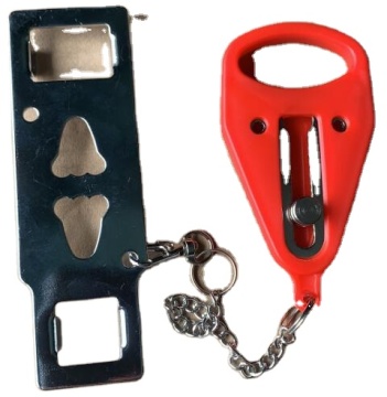 Portable Door Lock Home Security Lock for Travel and Privacy