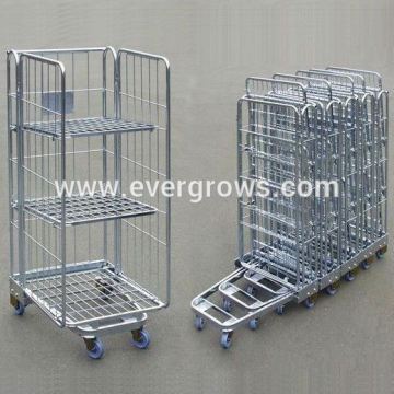 metal roll carts with castors standard packing